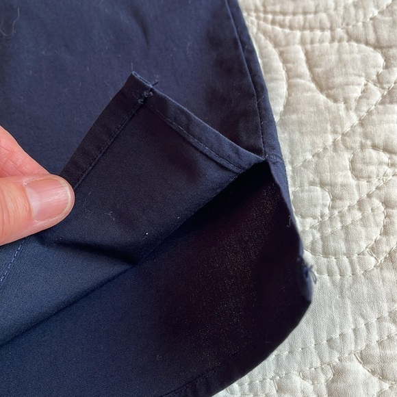 J Crew Sleeveless Embroidered Tassel Tank Top Size 0 Navy Blue Green Preppy Boho - Picture 13 of 17